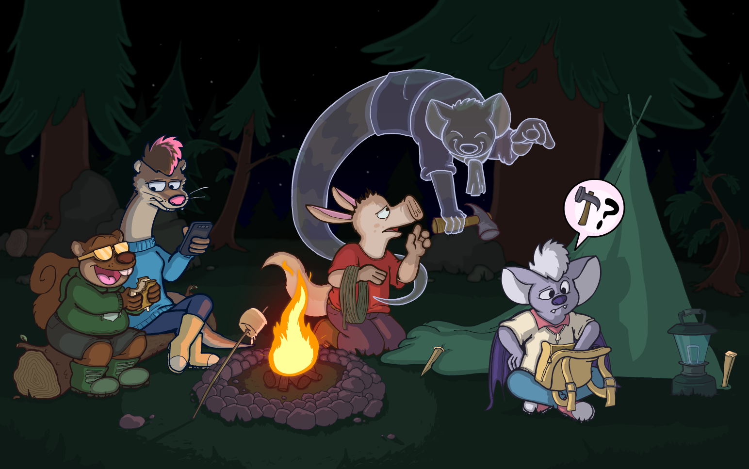 REDUX Chapter 1 Full Intermission Page: Camping